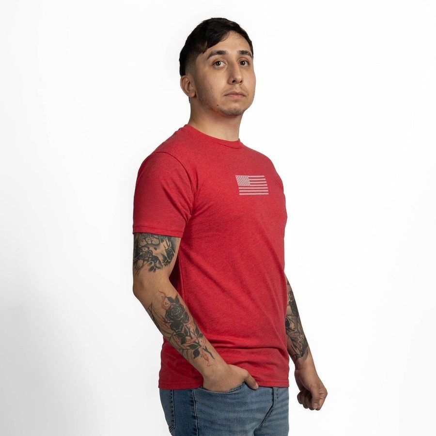 Freedom Flag T-Shirt - Red