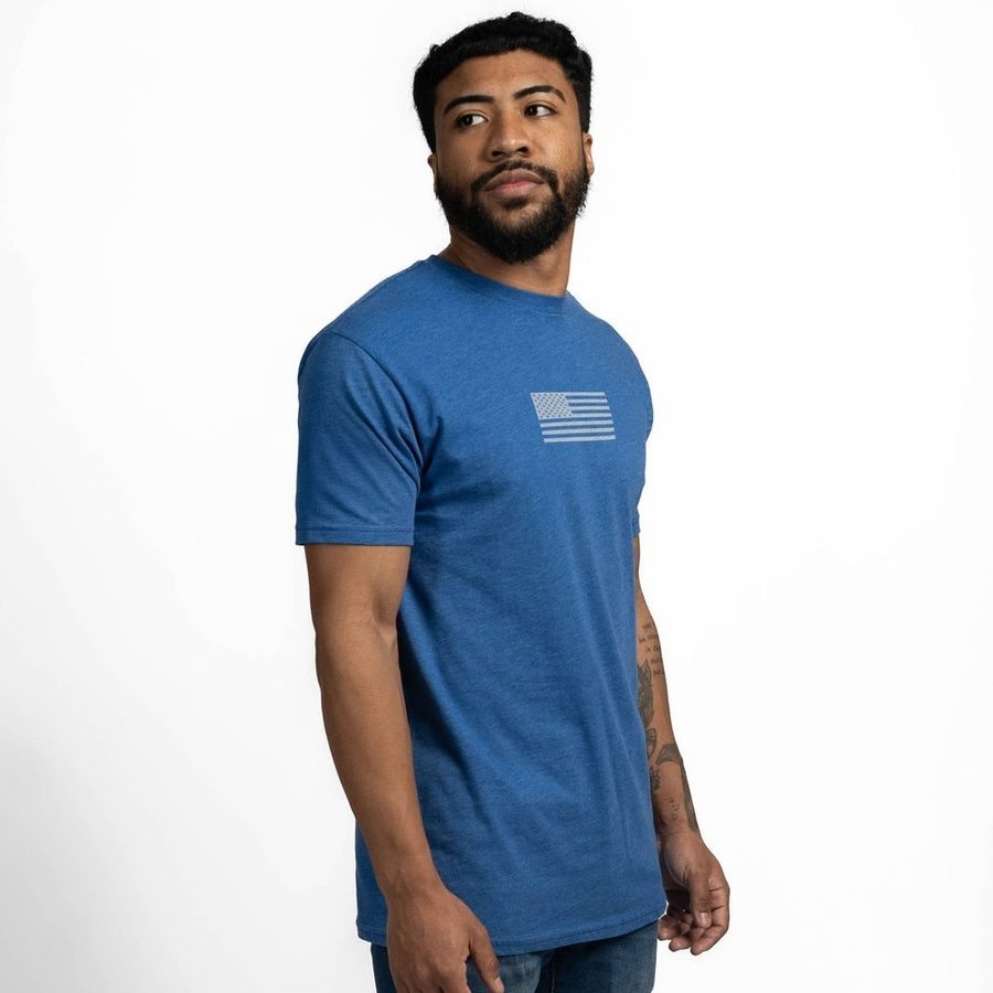 Freedom Flag T-Shirt - Royal