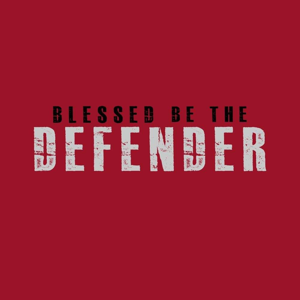 Blessed Be The Defender T-Shirt - Red