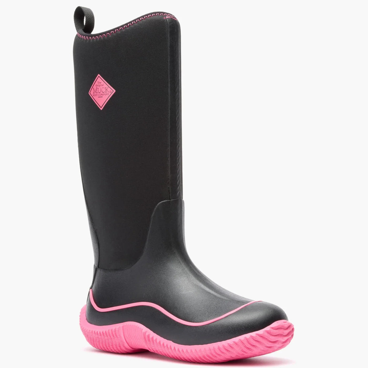 Women's Waterproof Tall Neoprene Boots - Black Pink