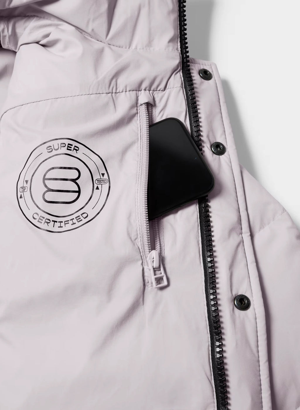Short Down Puffer Jacket - Blue