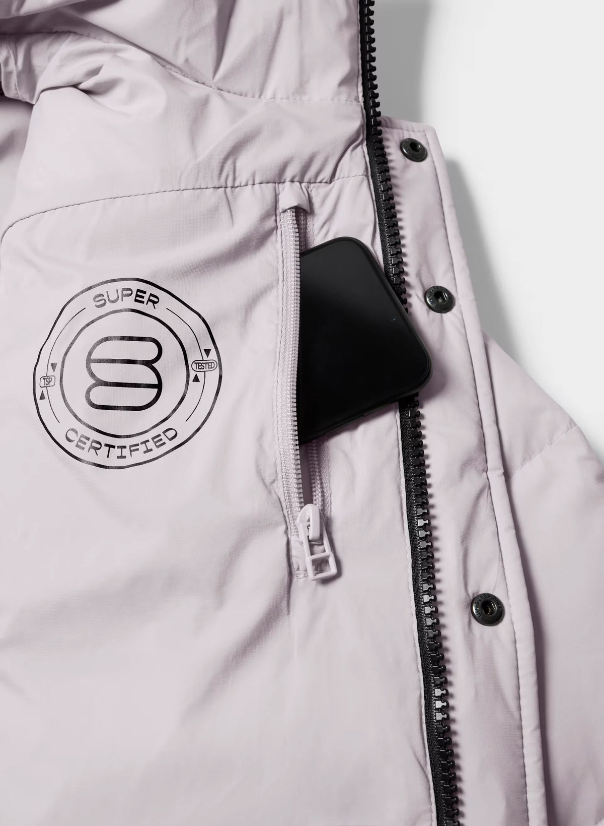 Short Down Puffer Jacket - Blue