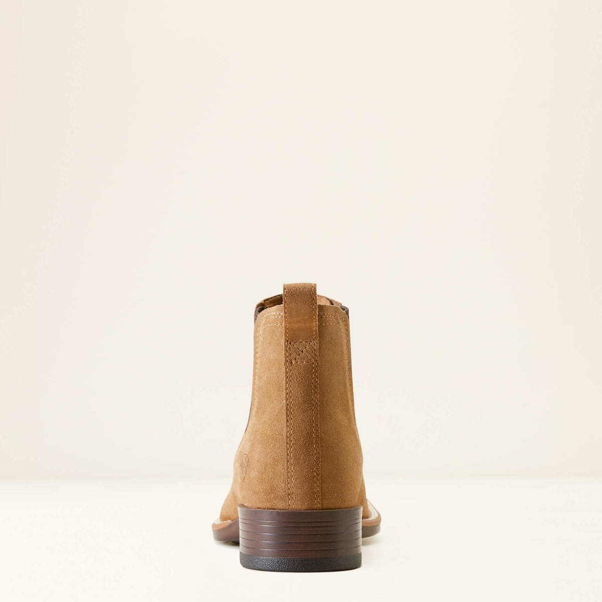 Men's Suede Wide Square Toe Chelsea Boots - Navy
