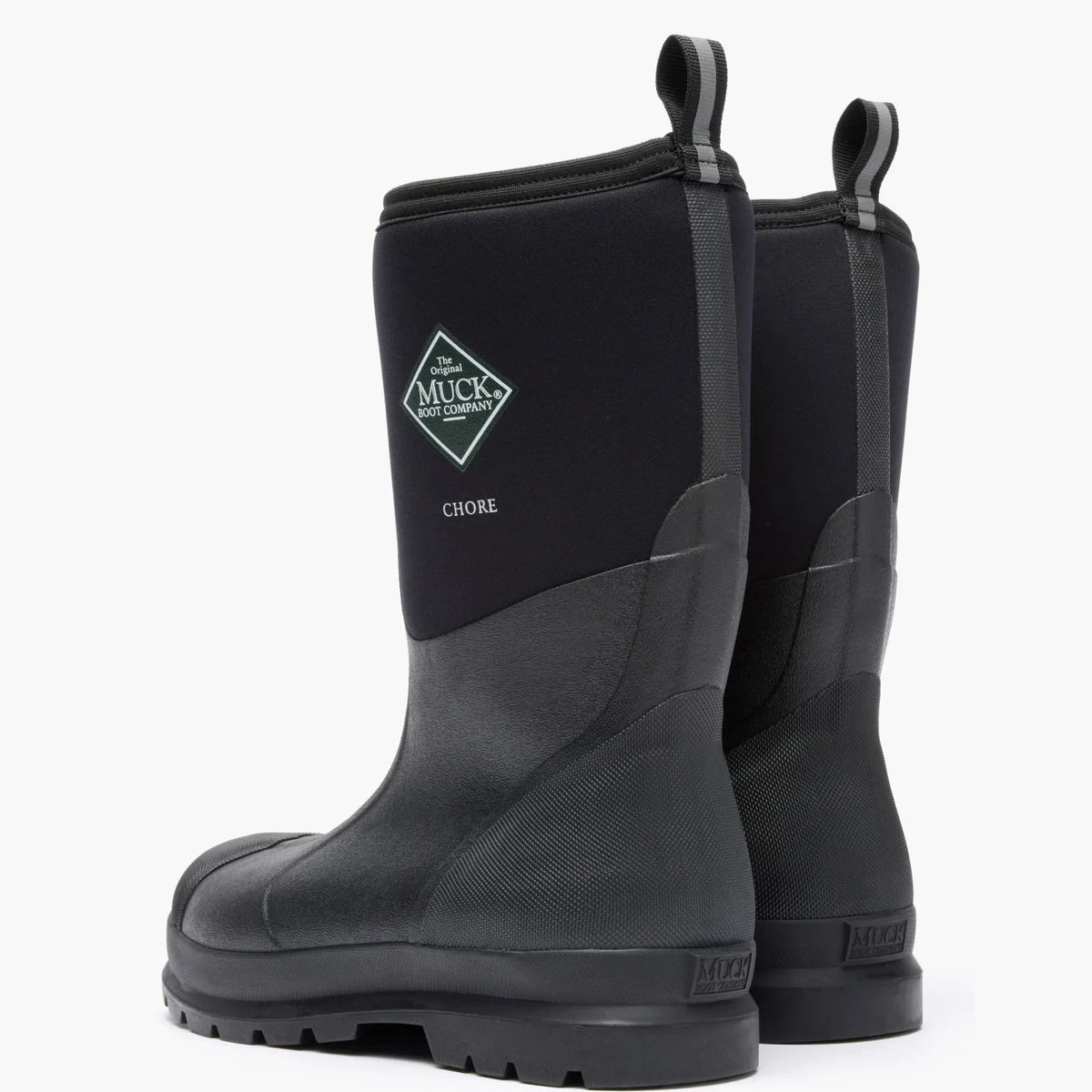 Men's Waterproof Mid Work Boot - Black