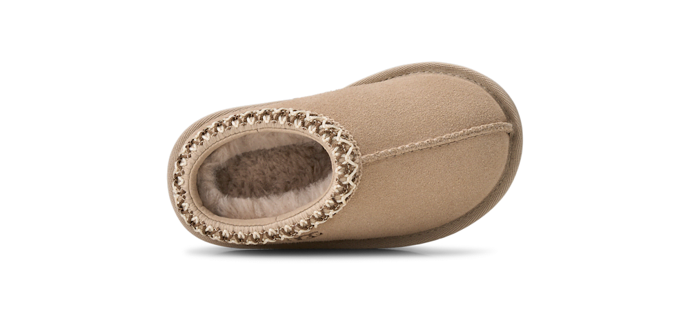 Toddler Suede Slip-On Slipper - Black
