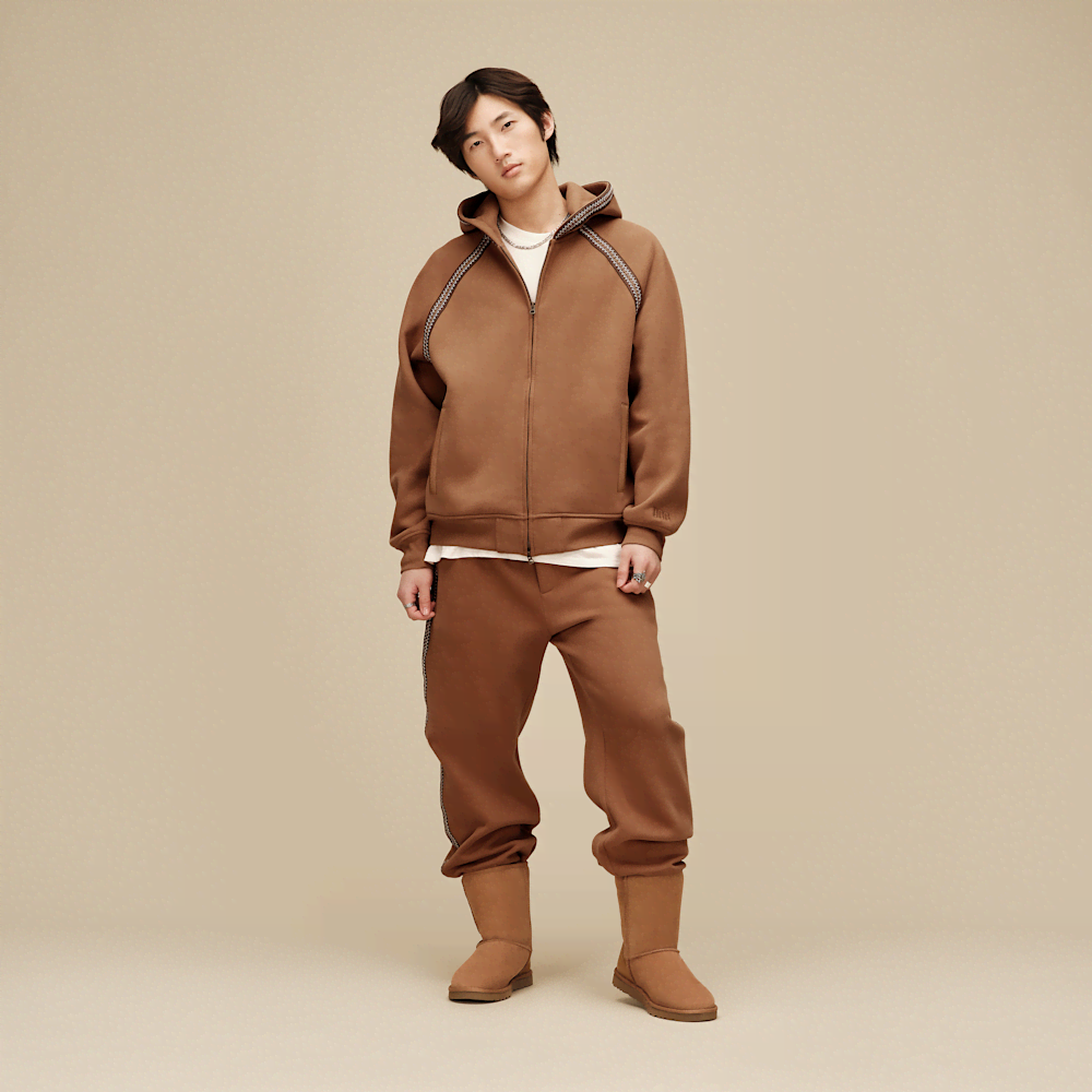Men's Sheepskin Short Boot - Chestnut