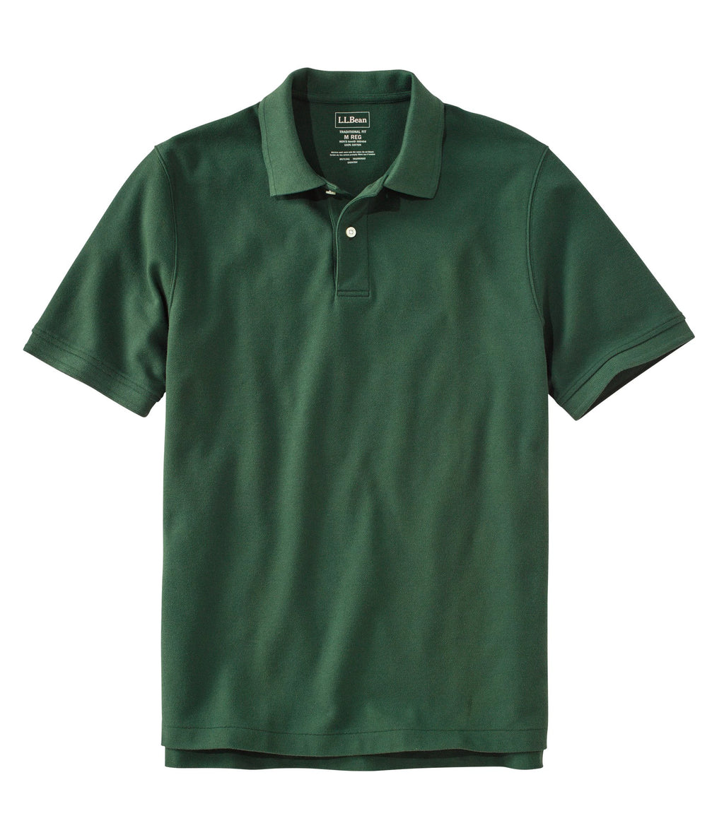 Men's Cotton Piqué Polo Shirt - Black