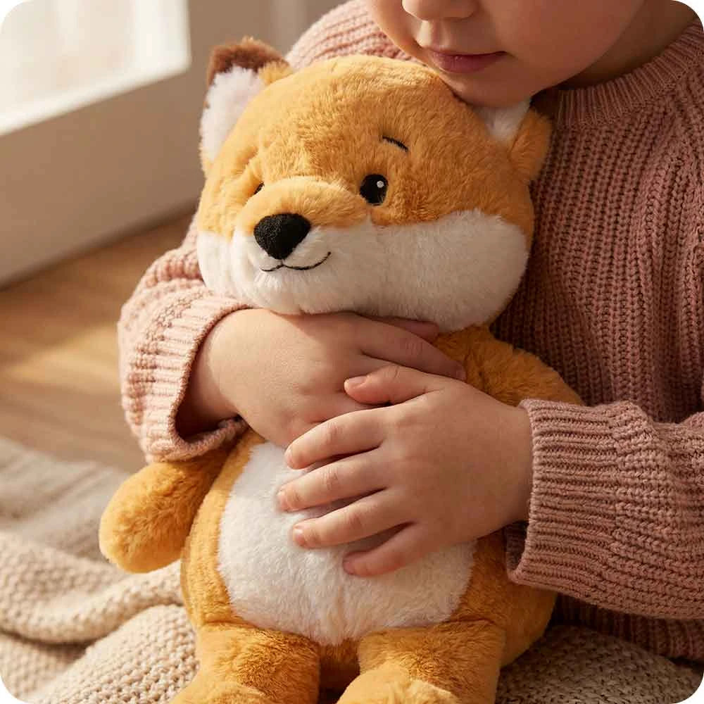 Microwavable Weighted Fox Plush