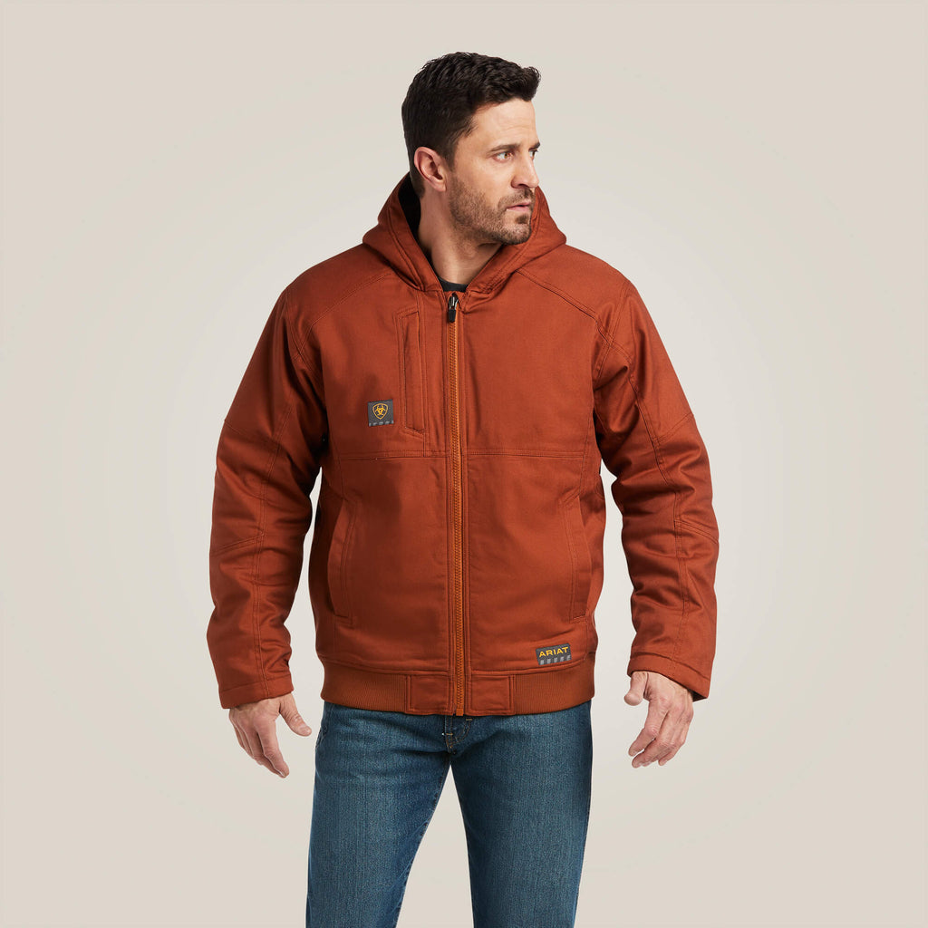 Men's Water-Repellent Sherpa-Lined Work Jacket