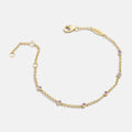 18K Gold-Plated Amethyst Crystal Bracelet