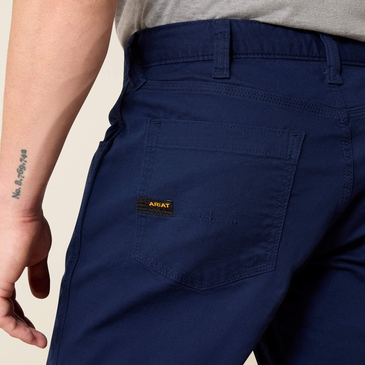 Men's Relaxed Stretch Canvas Work Pants - Khaki