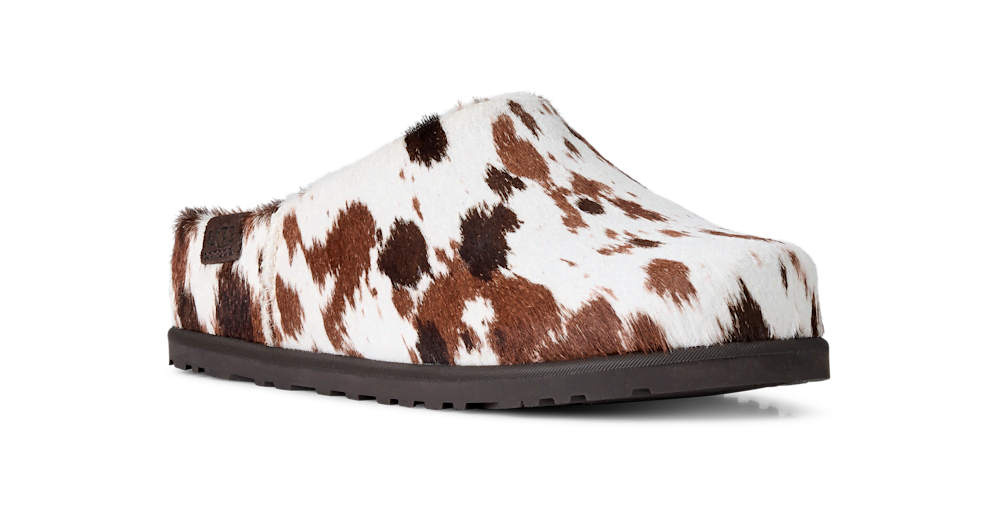 Women's Hand-Painted Calf Hair Clog