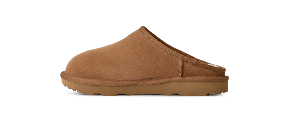 Kids' Suede Lined Slip-On - Chestnut