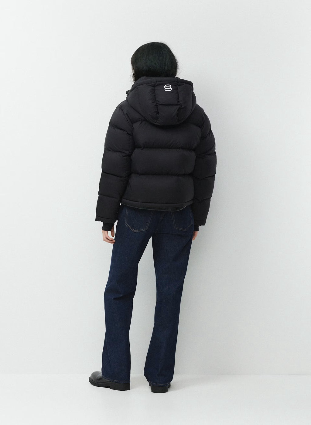 Short Down Puffer Jacket - Blue
