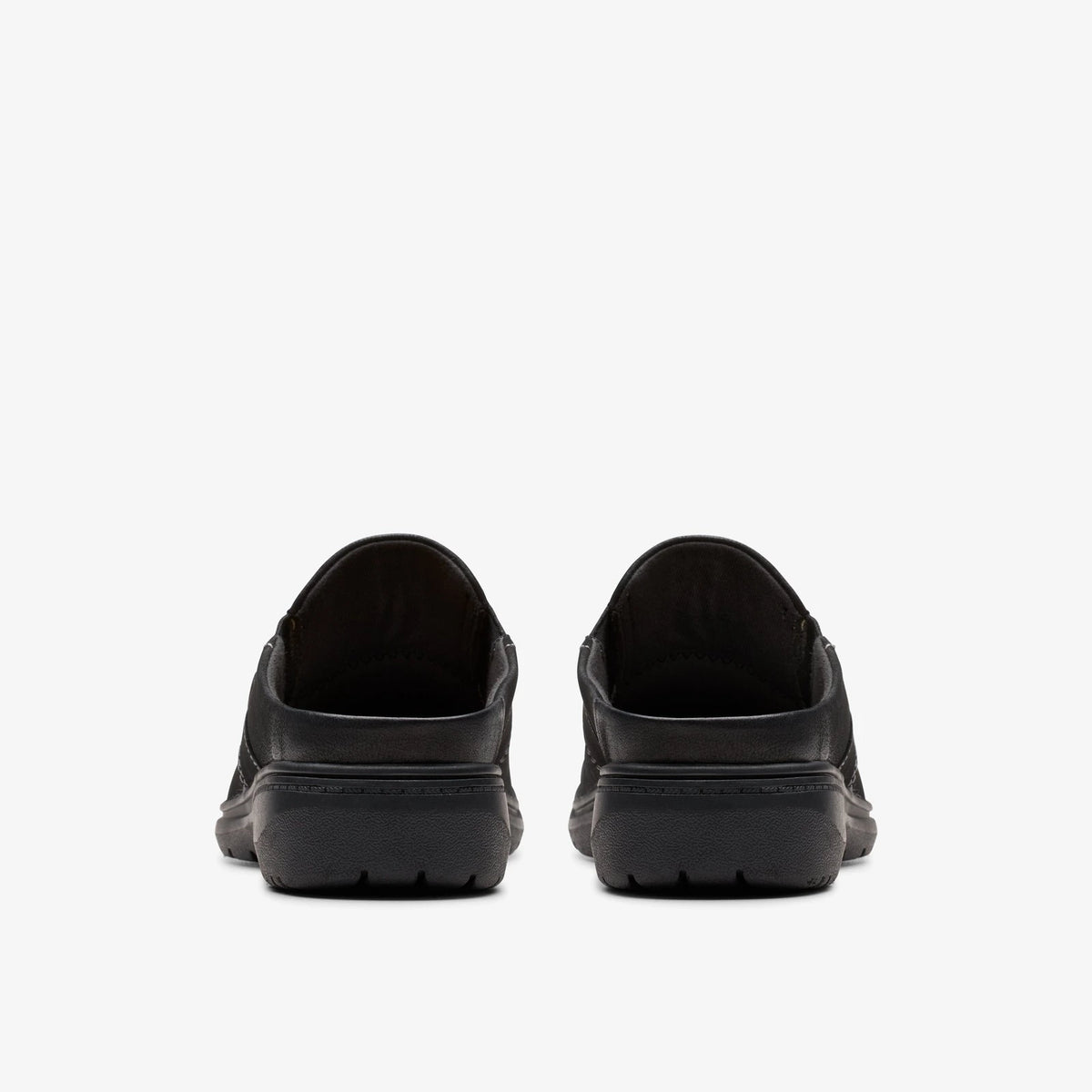 Nubuck Slip-On Mule - Black