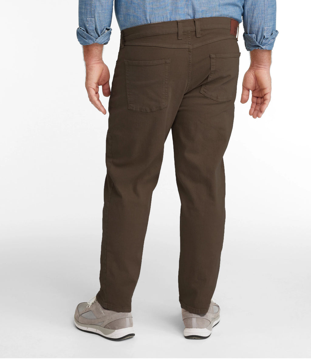 Men's Stretch Straight-Leg Jeans - Tan