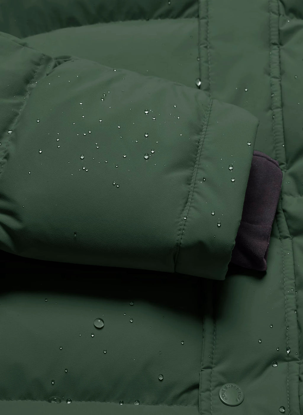 Long Down Puffer Jacket - Blue