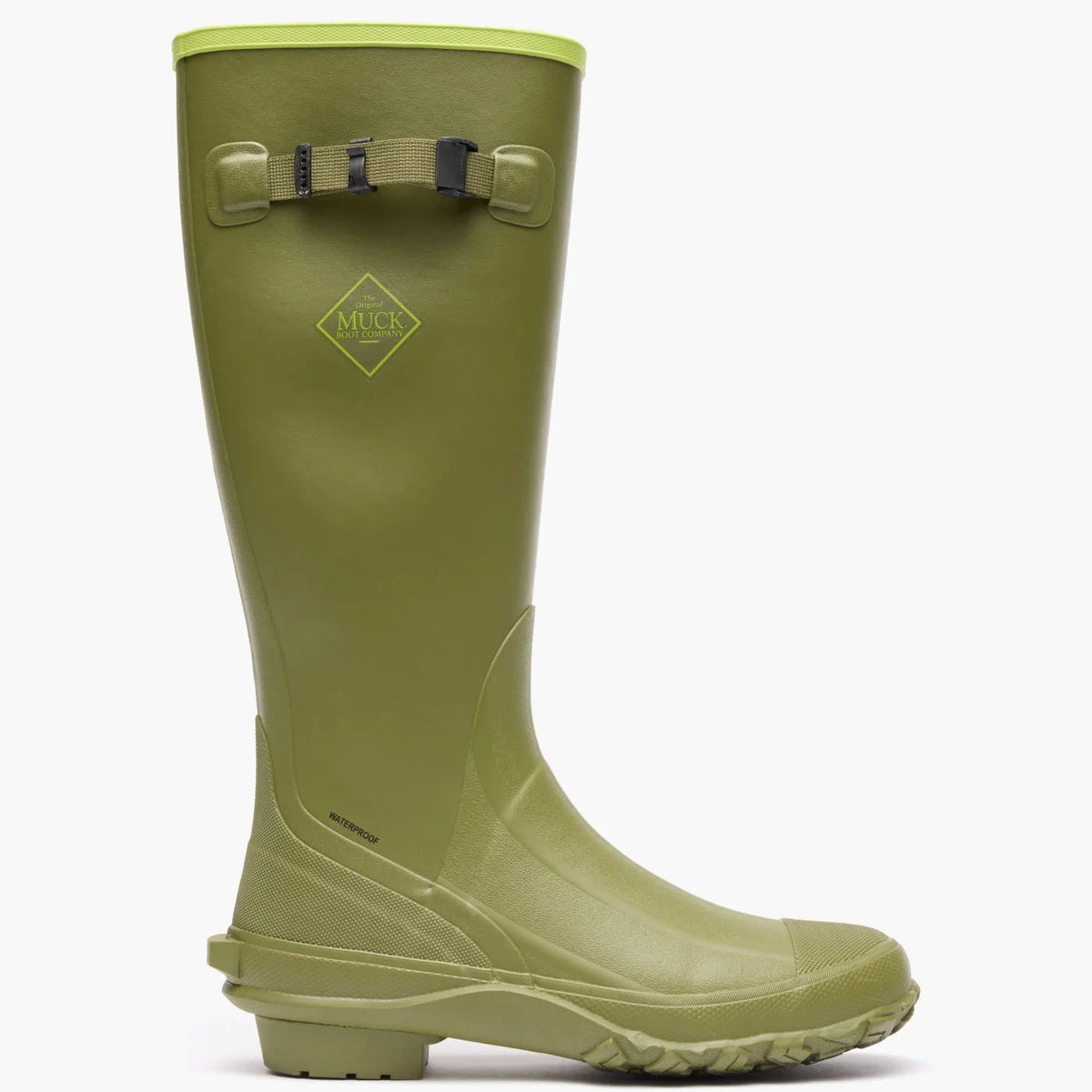 Men's Waterproof Tall Work Boots - Olive