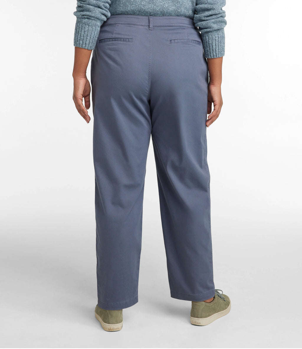 Women's Stretch Straight-Leg Chino Pants - Stone