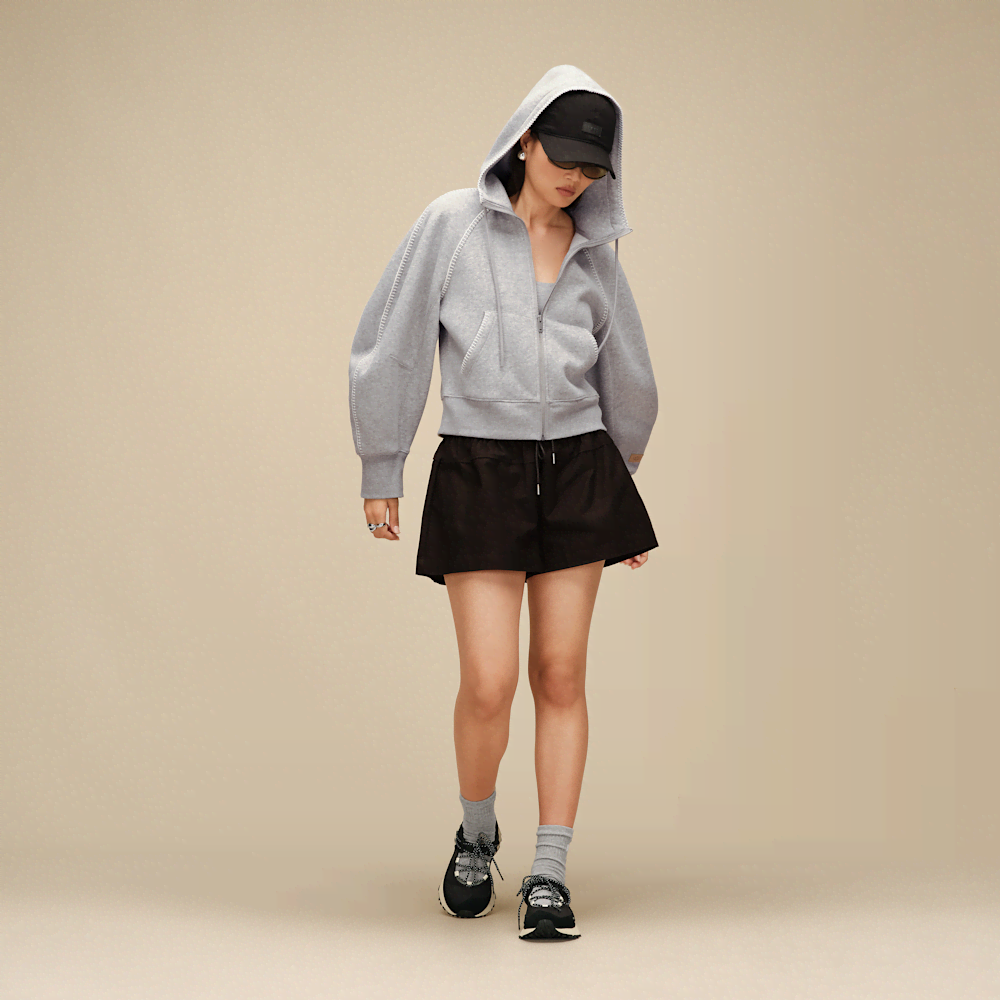 Women's Full-Zip Hoodie - Sand Heather