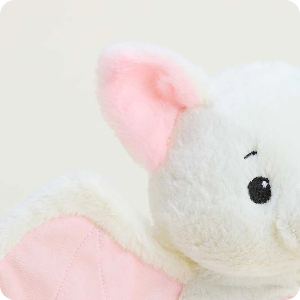 White Bat Microwavable Plush