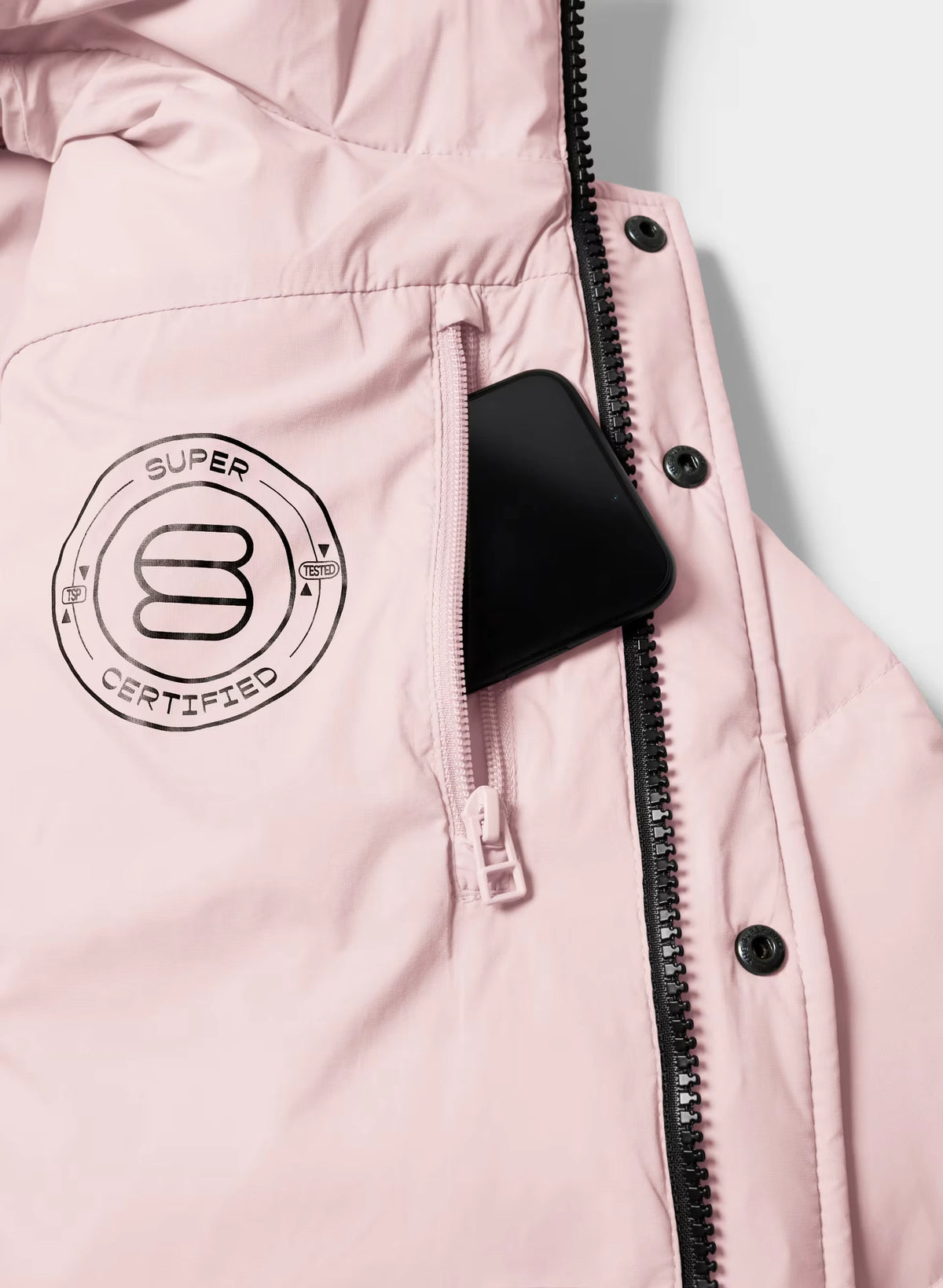 Long Down Puffer Jacket - Blue