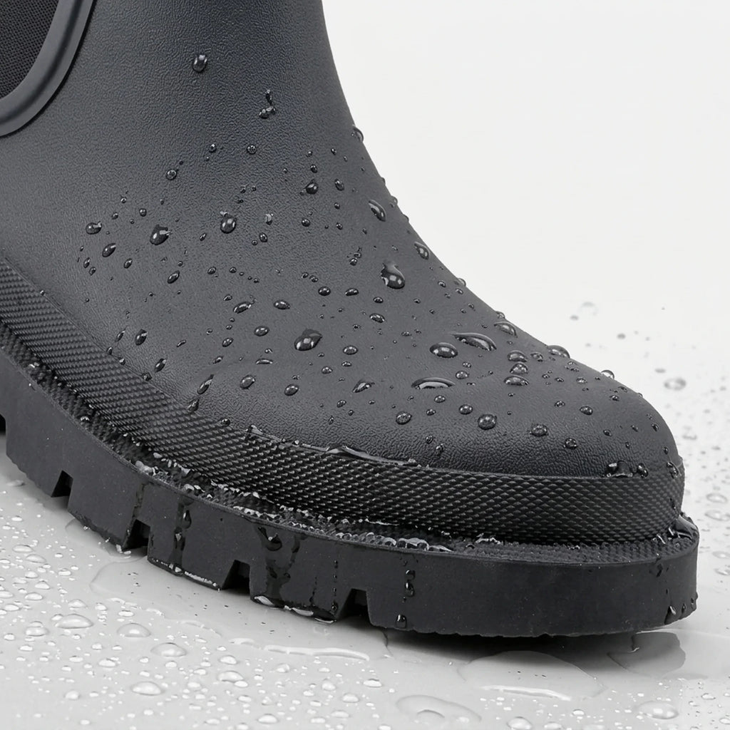 Men's Waterproof Lug Sole Ankle Boots - Medium Gray