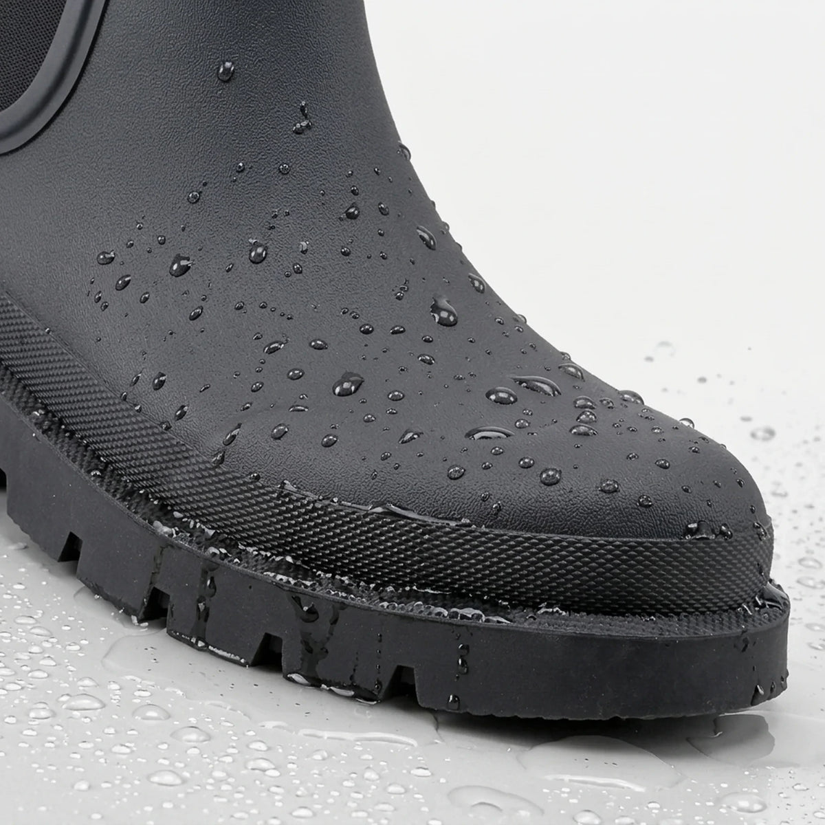 Men's Waterproof Lug Sole Ankle Boots - Medium Gray