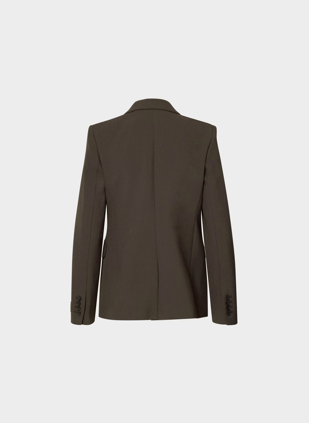 Single-Breasted Stretch Blazer - Check