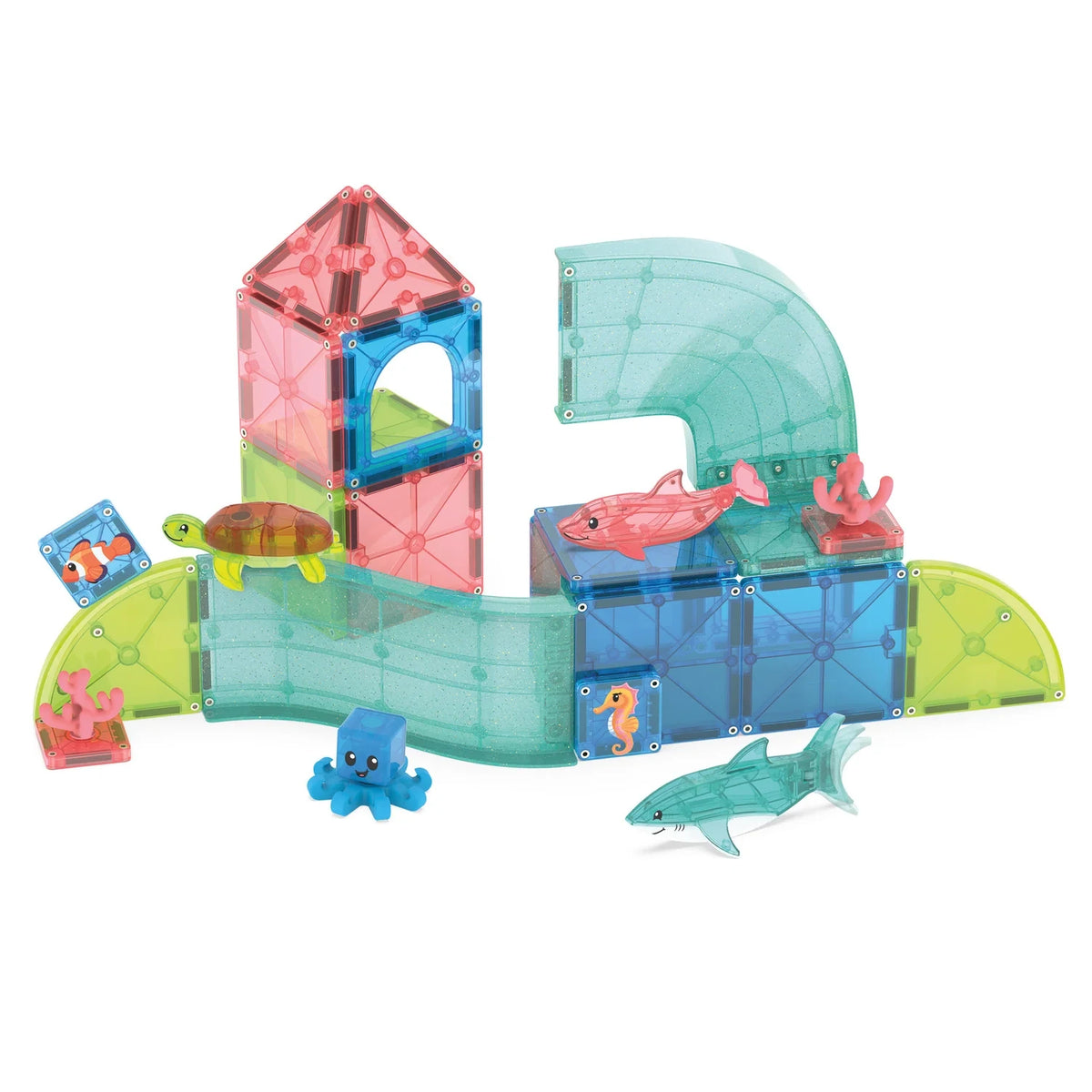 25-Piece Coral Reef Magnetic Building Set