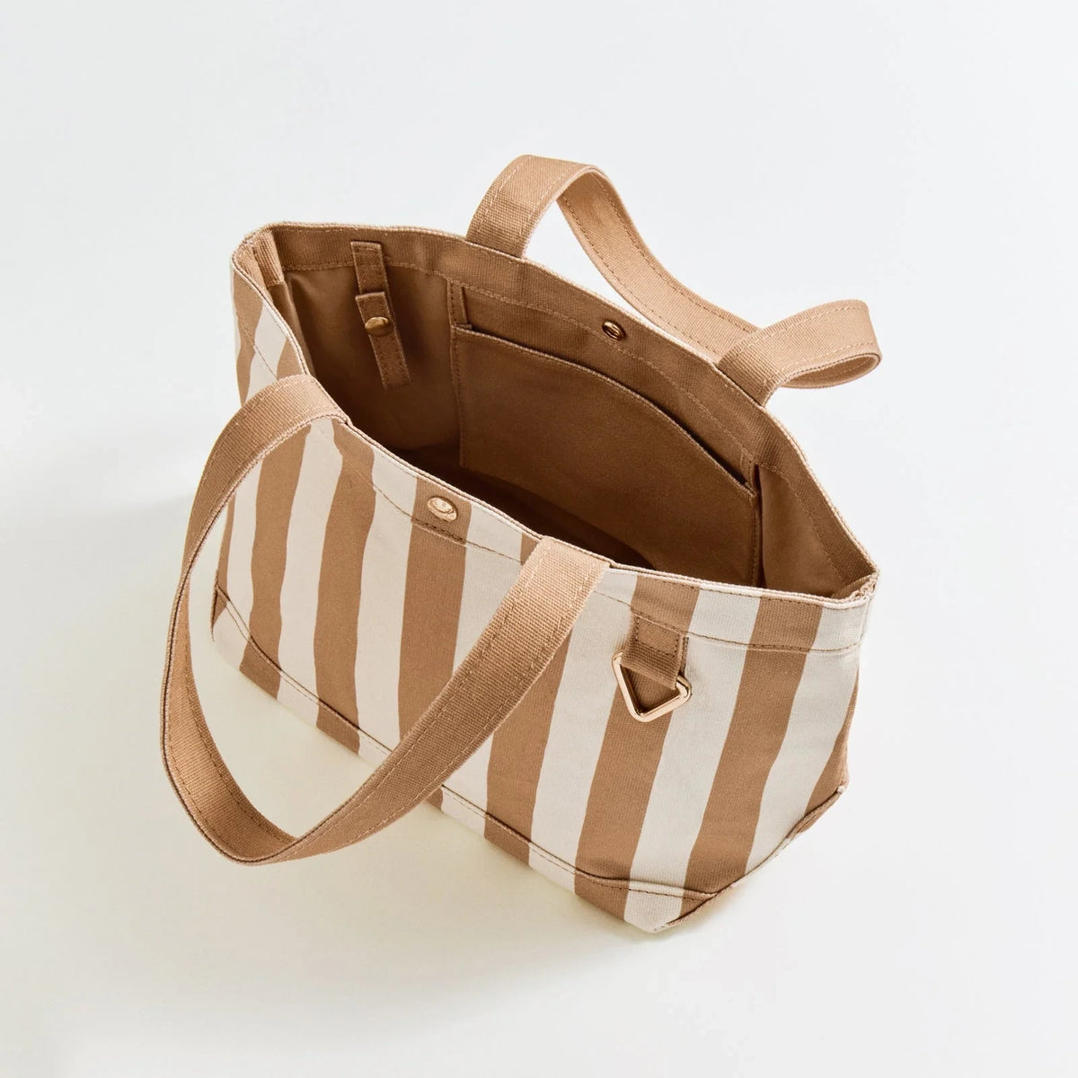 Striped Canvas Tote - Dune