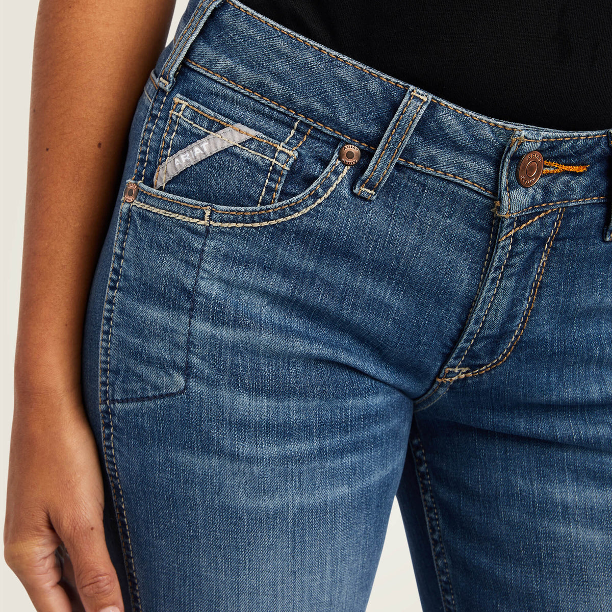 Women's Stretch Bootcut Work Jeans - Malibu