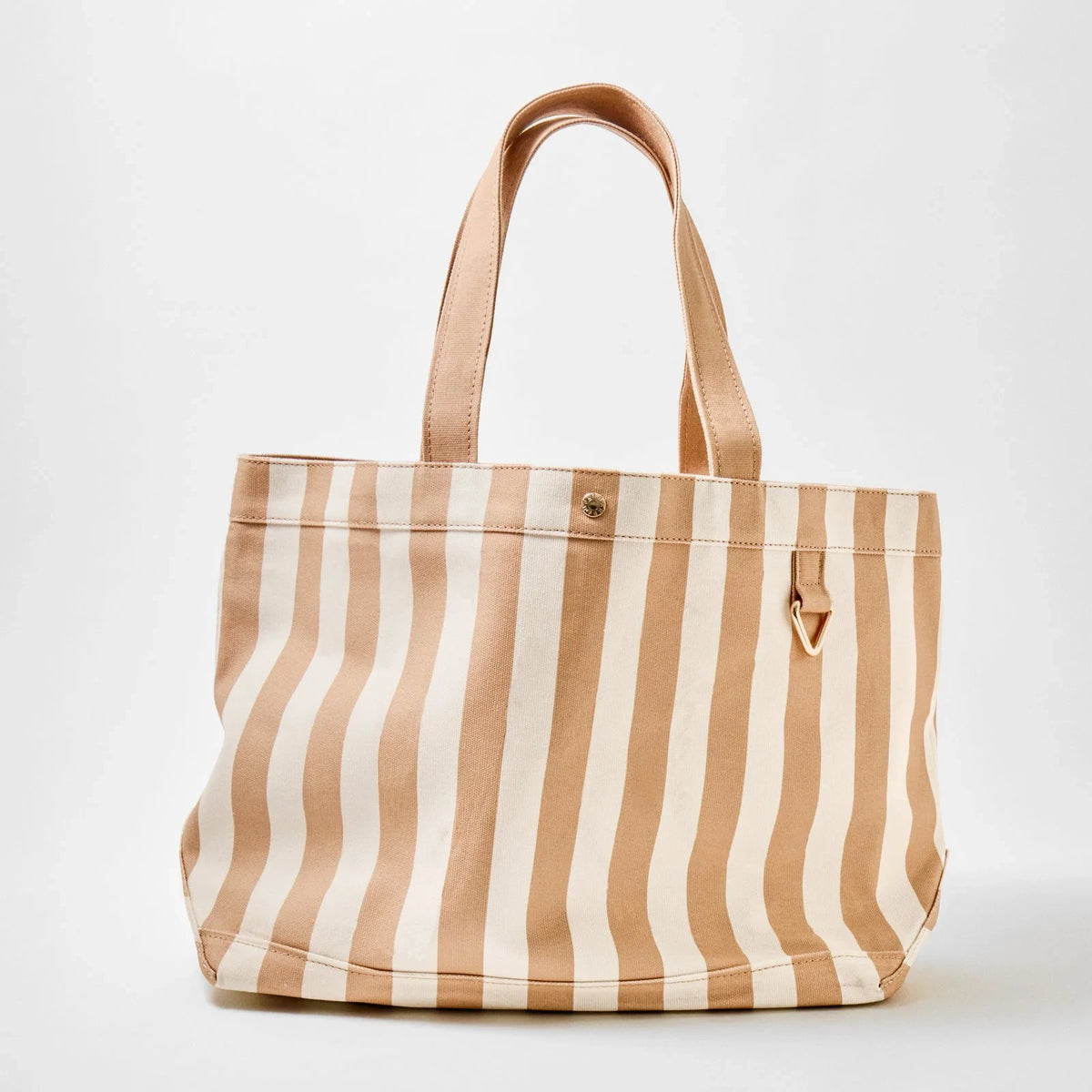 Striped Canvas Tote - Dune