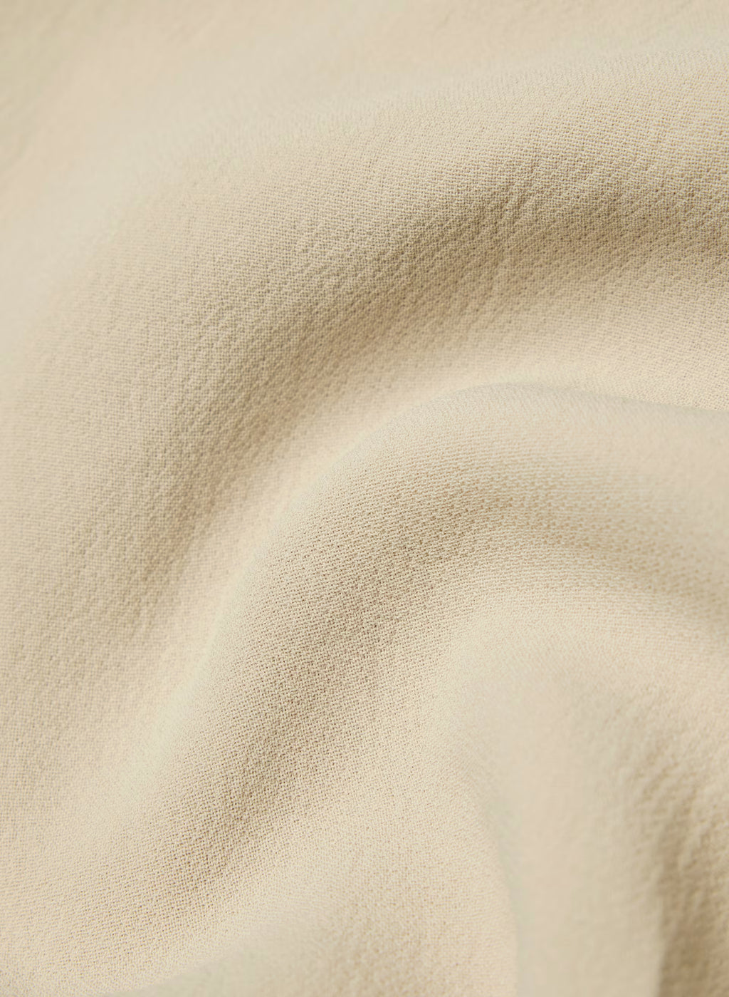 High-Rise Wide-Leg Crepe Trousers - Sand