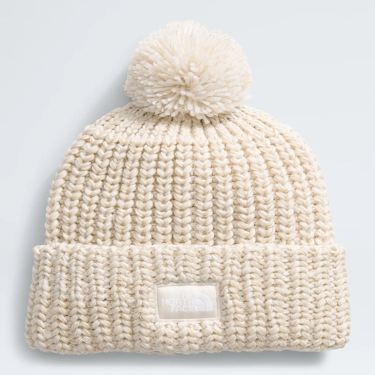 Chunky Knit Beanie - White Khaki