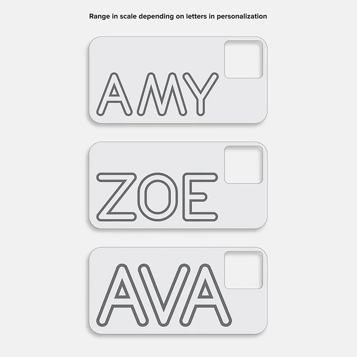 Custom Raised Letter Phone Case - Dark Brown