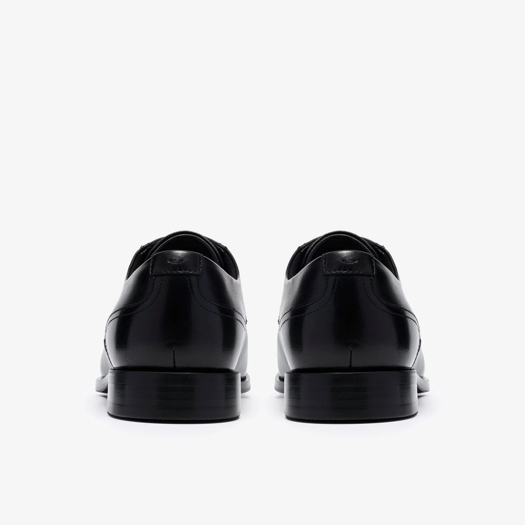 Leather Cap-Toe Oxford - Black