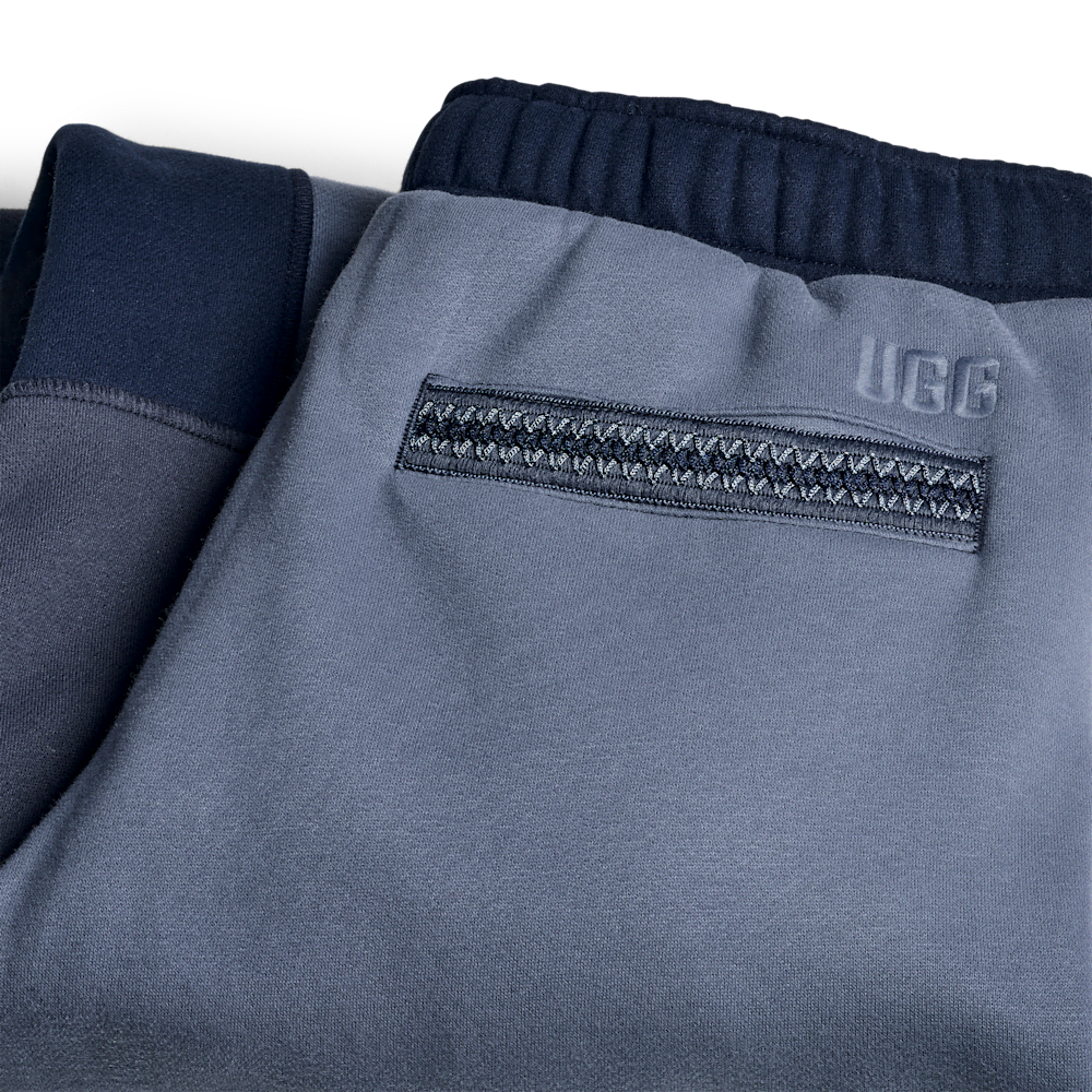 Men's Colorblock Straight-Leg Fleece Pants