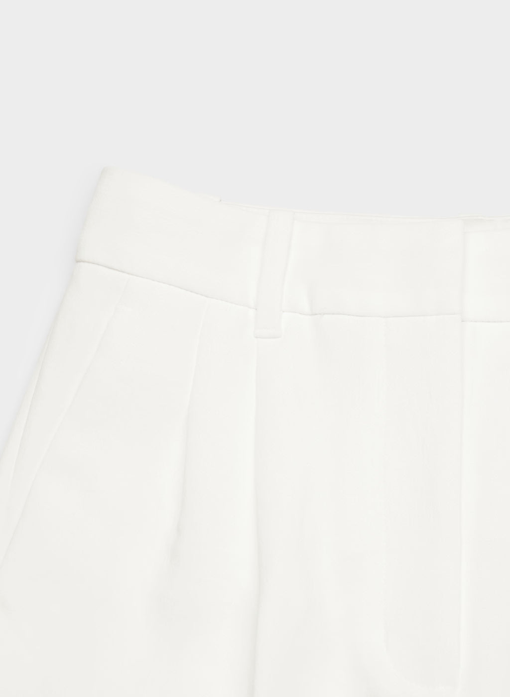 High-Rise Wide-Leg Crepe Trousers - Sand