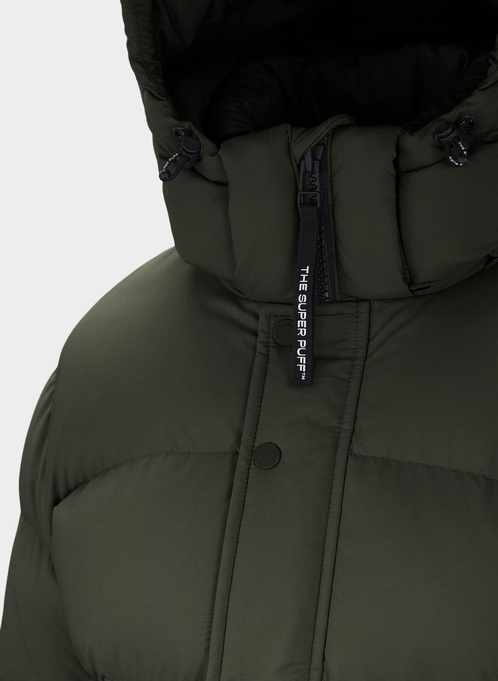 Long Down Puffer Jacket - Blue