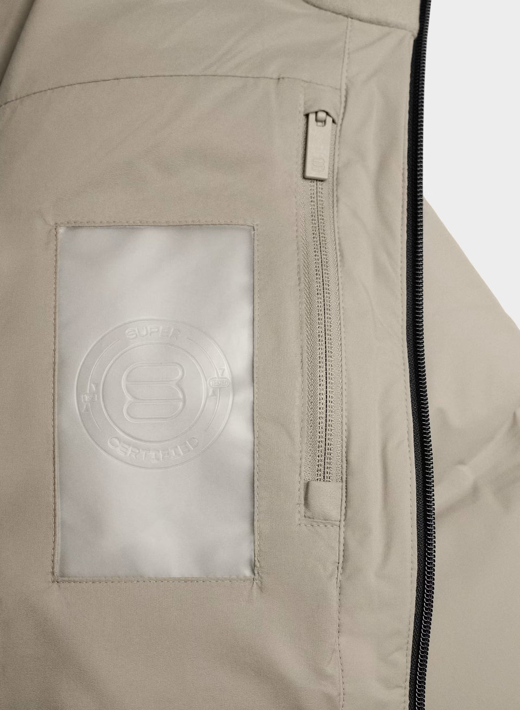 Waterproof Long Down Puffer Coat - Gray