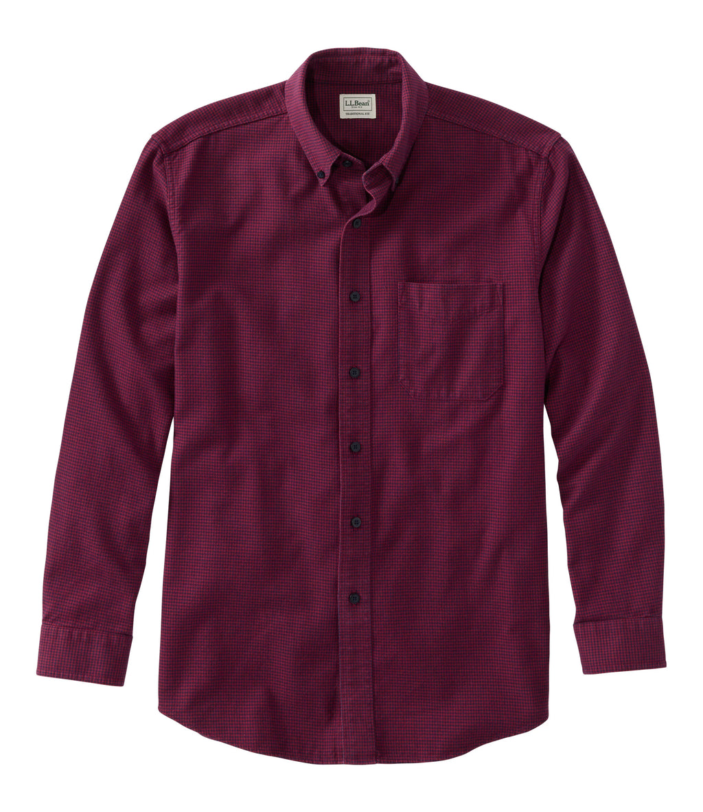 Men's Cotton Flannel Shirt - Charcoal