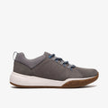 Water-Resistant Nubuck Lace-Up Shoe - Dark Grey