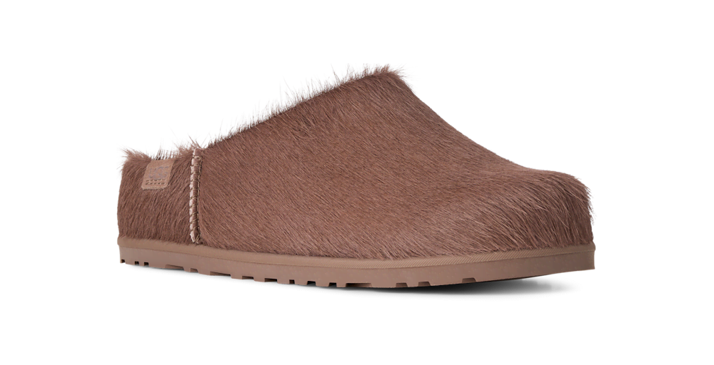 Women's Calf Hair Clog - Black