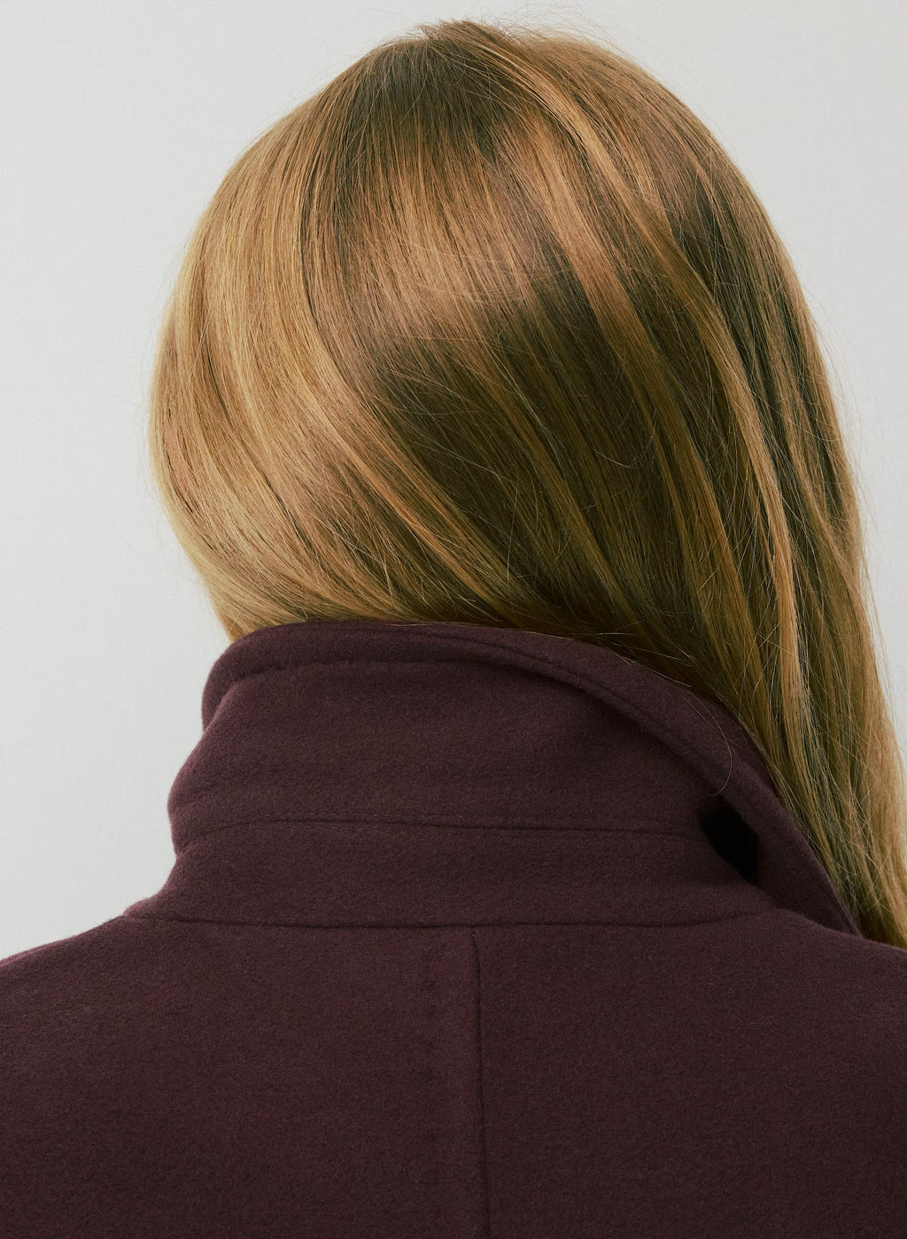 Double-Breasted Wool Cashmere Coat - Herringbone