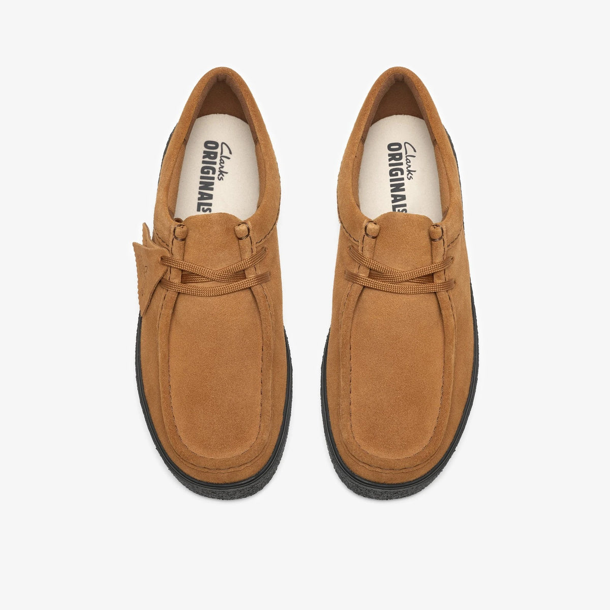 Suede Lace-Up Cupsole Shoe - Ginger