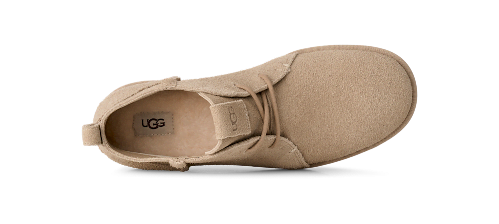 Women's Leather Lace-Up Boot - Sand
