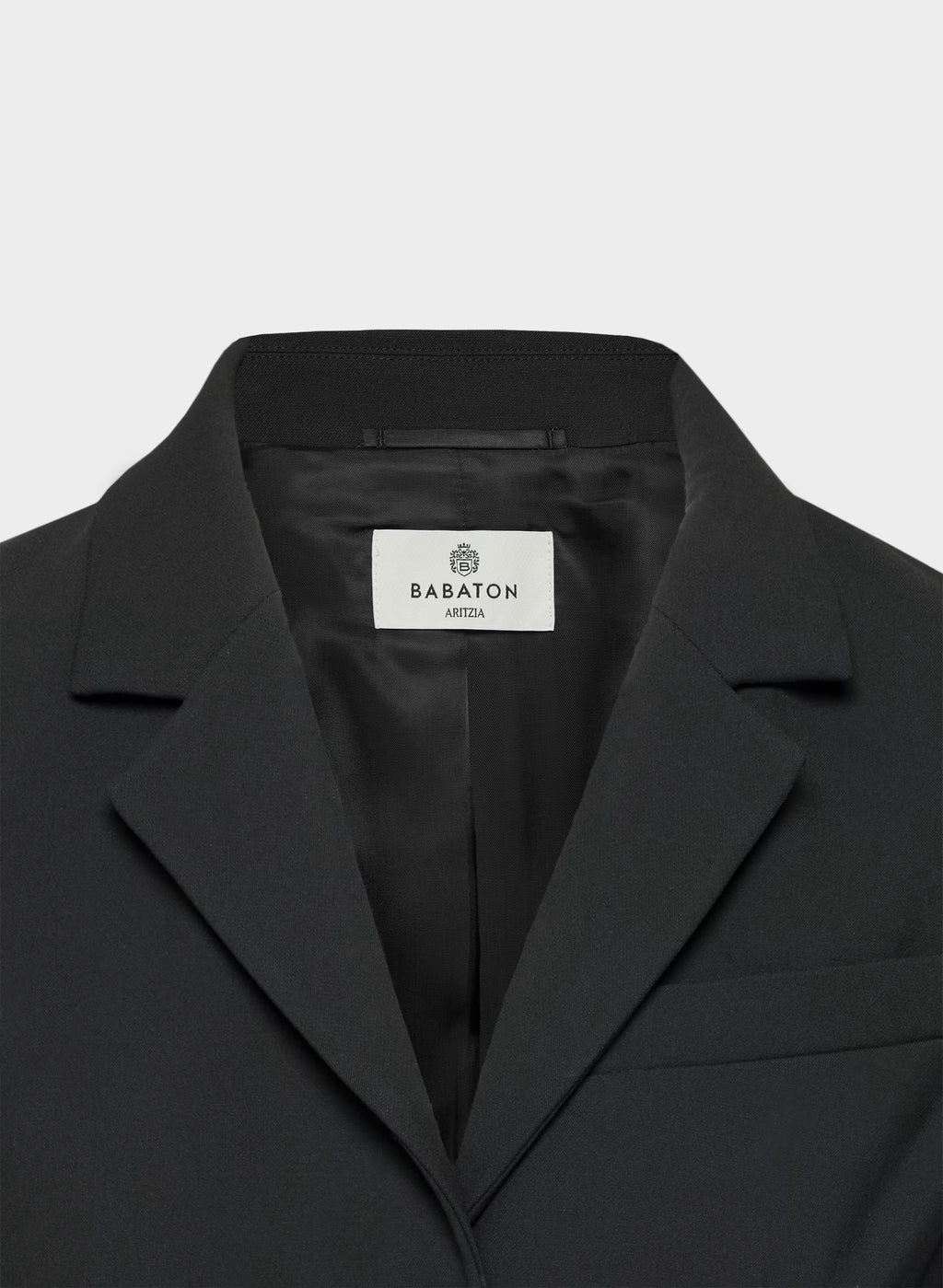 Single-Breasted Stretch Blazer - Brown Check