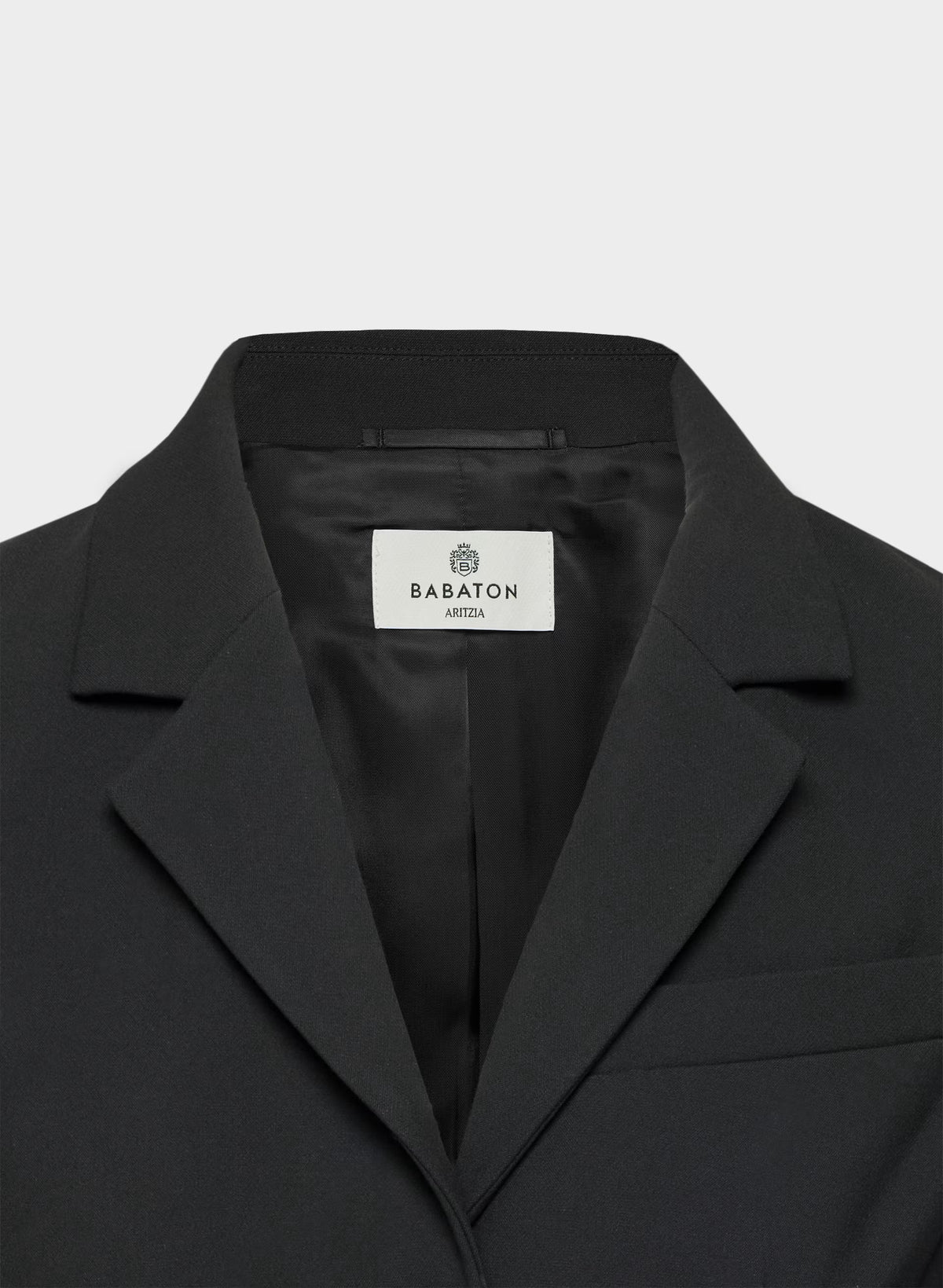 Single-Breasted Stretch Blazer - Brown Check