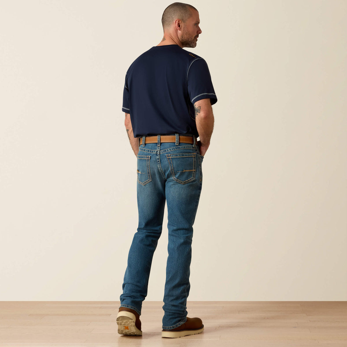 Men's Extra-Slim Stretch Work Jeans - Rico